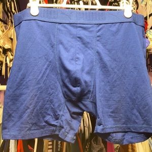 Men’s solid Blue PUMA boxers great shape too big for me was given to me sz XLG